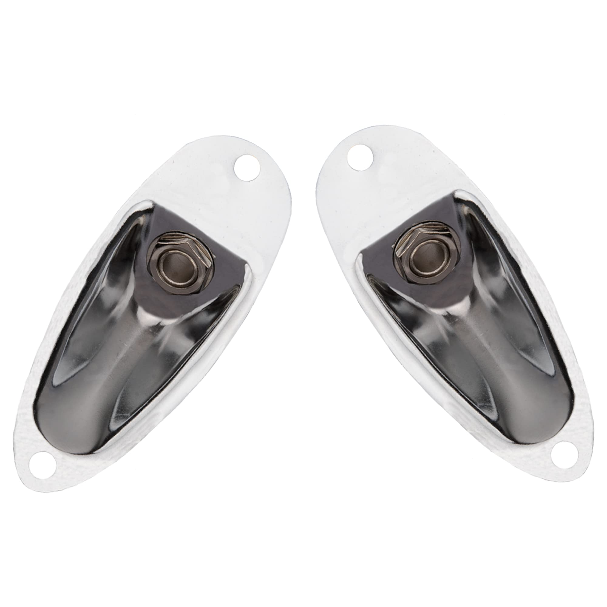 Yootones Guitar String Retainer Roller String Tree Guides, Loaded Jack Socket Plate & Neck Plate Compatible with Electric Guitar